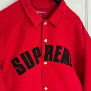 Supreme Arc Denim Coaches Jacket